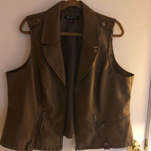 Brown (Leather look) Vest